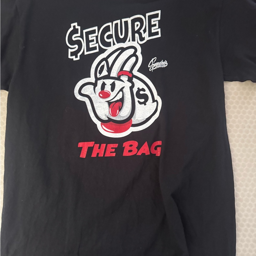 Secure The Bag Black T-Shirt